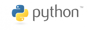 Python logo - one of the most easy to use computer programming languages